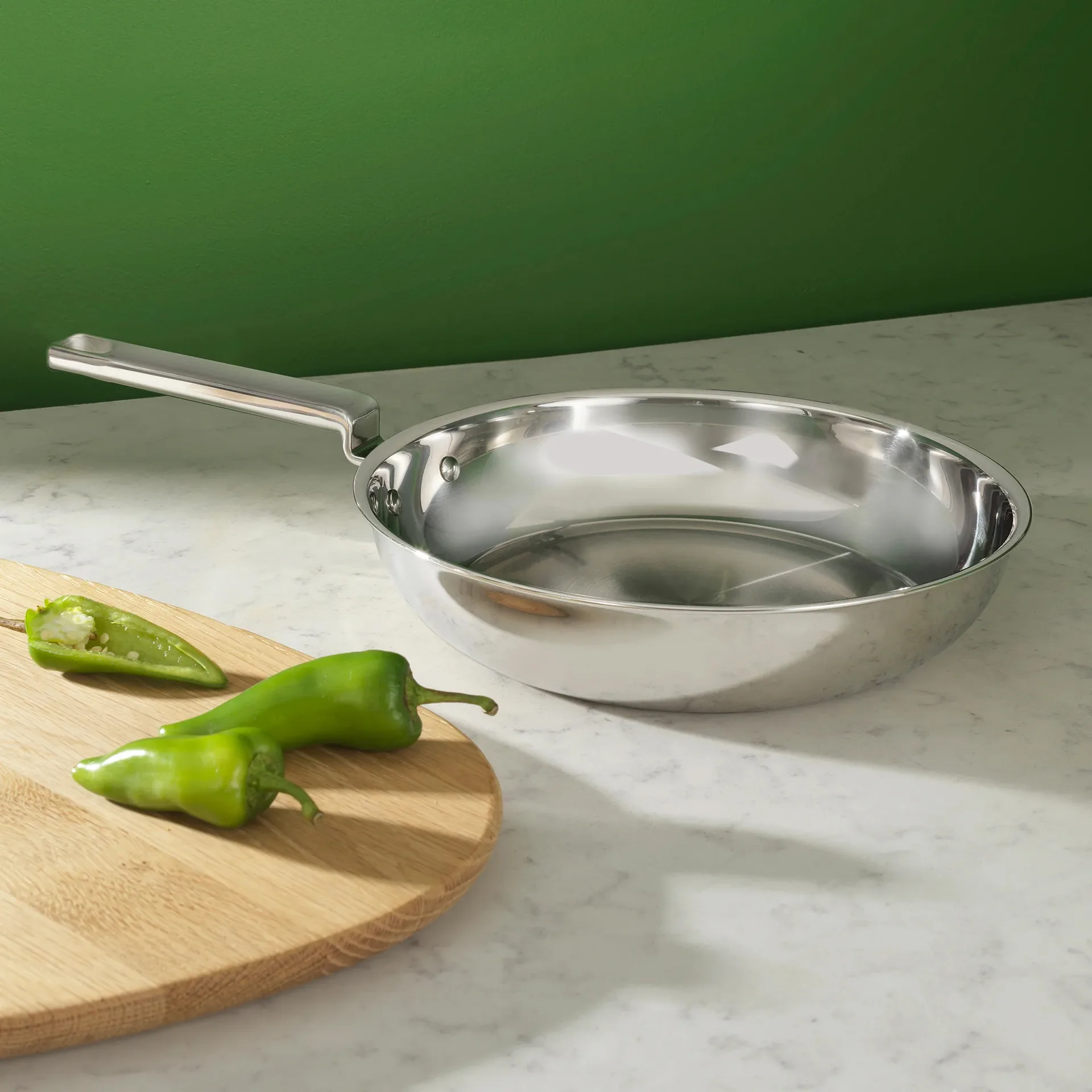 316 Series frying pan, Stainless steel, 24 cm Robert Welch