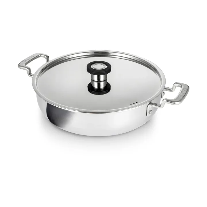 316 Series low casserole pot - Stainless steel, 28 cm - Robert Welch