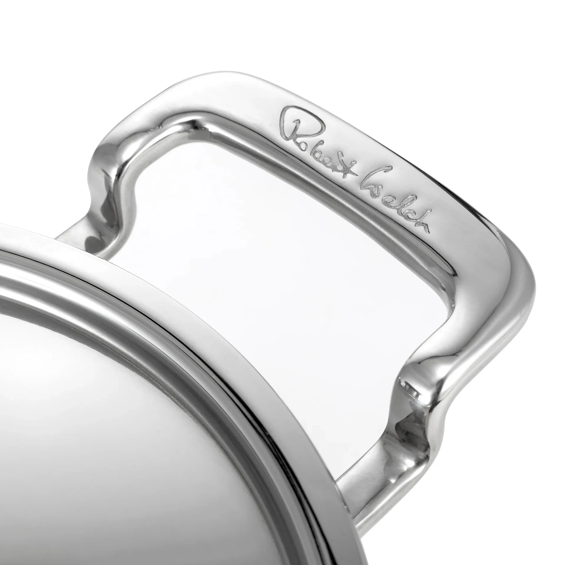 316 Series low casserole pot, Stainless steel, 28 cm Robert Welch