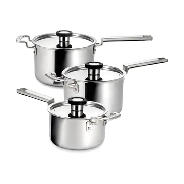 316 Series saucepan set - Stainless steel, 3 pieces - Robert Welch