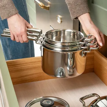 316 Series saucepan set - Stainless steel, 3 pieces - Robert Welch