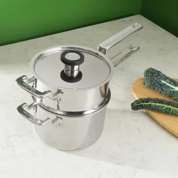 316 Series steamer insert set - Stainless steel, 2 pieces - Robert Welch