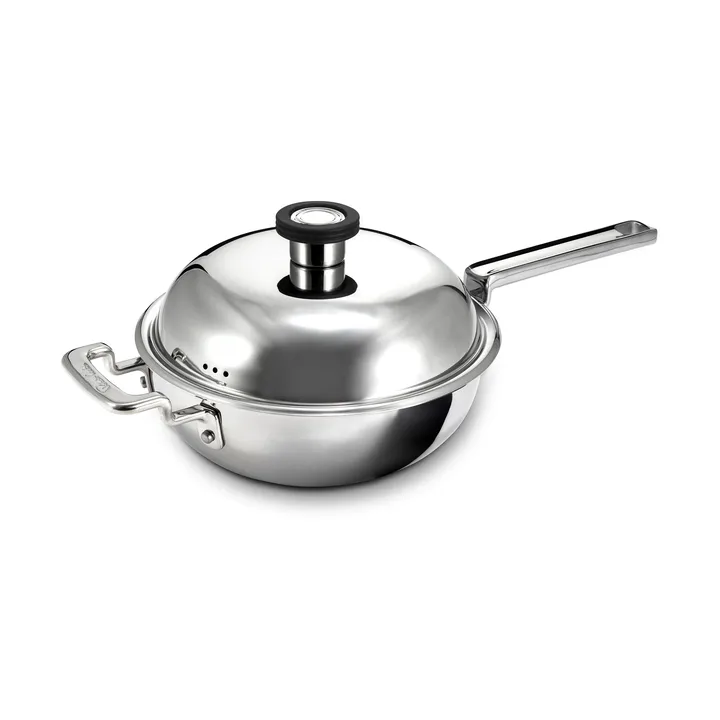 316 Series wok pan - Stainless steel, 22 cm - Robert Welch