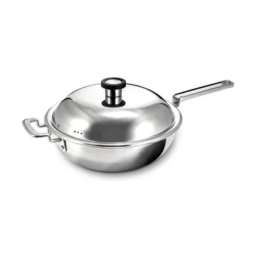 316 Series wok pan - Stainless steel, 28 cm - Robert Welch