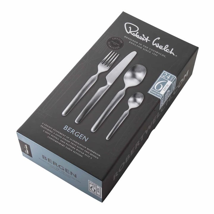 Bergen cutlery set matte, 24 pieces Robert Welch