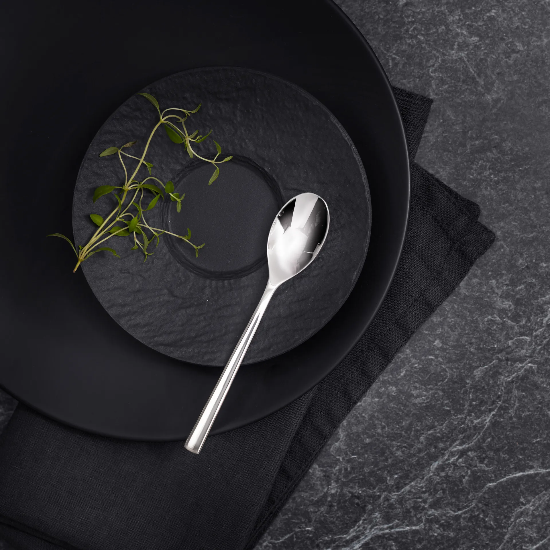 Blockley coffee spoon smooth, Stainless steel Robert Welch