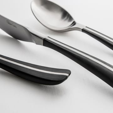 Contour cutlery 24 pieces - black - Robert Welch