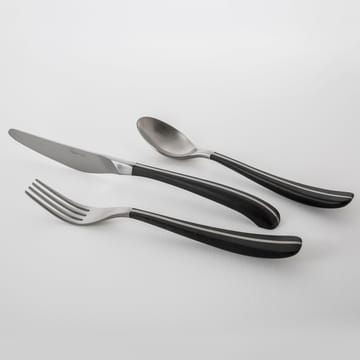 Contour cutlery 24 pieces - black - Robert Welch
