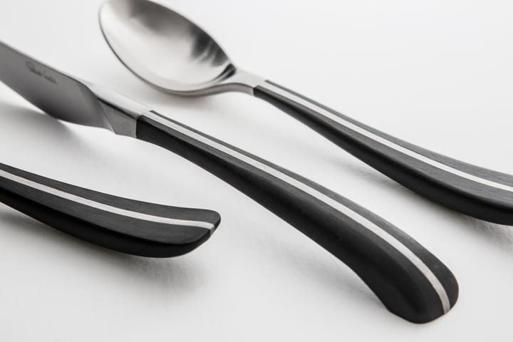 Contour teaspoon, black Robert Welch