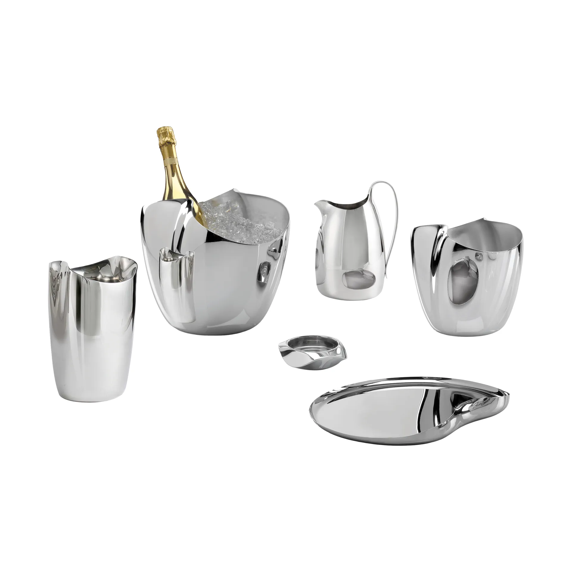 Drift champagne cooler-wine cooler, Stainless steel Robert Welch