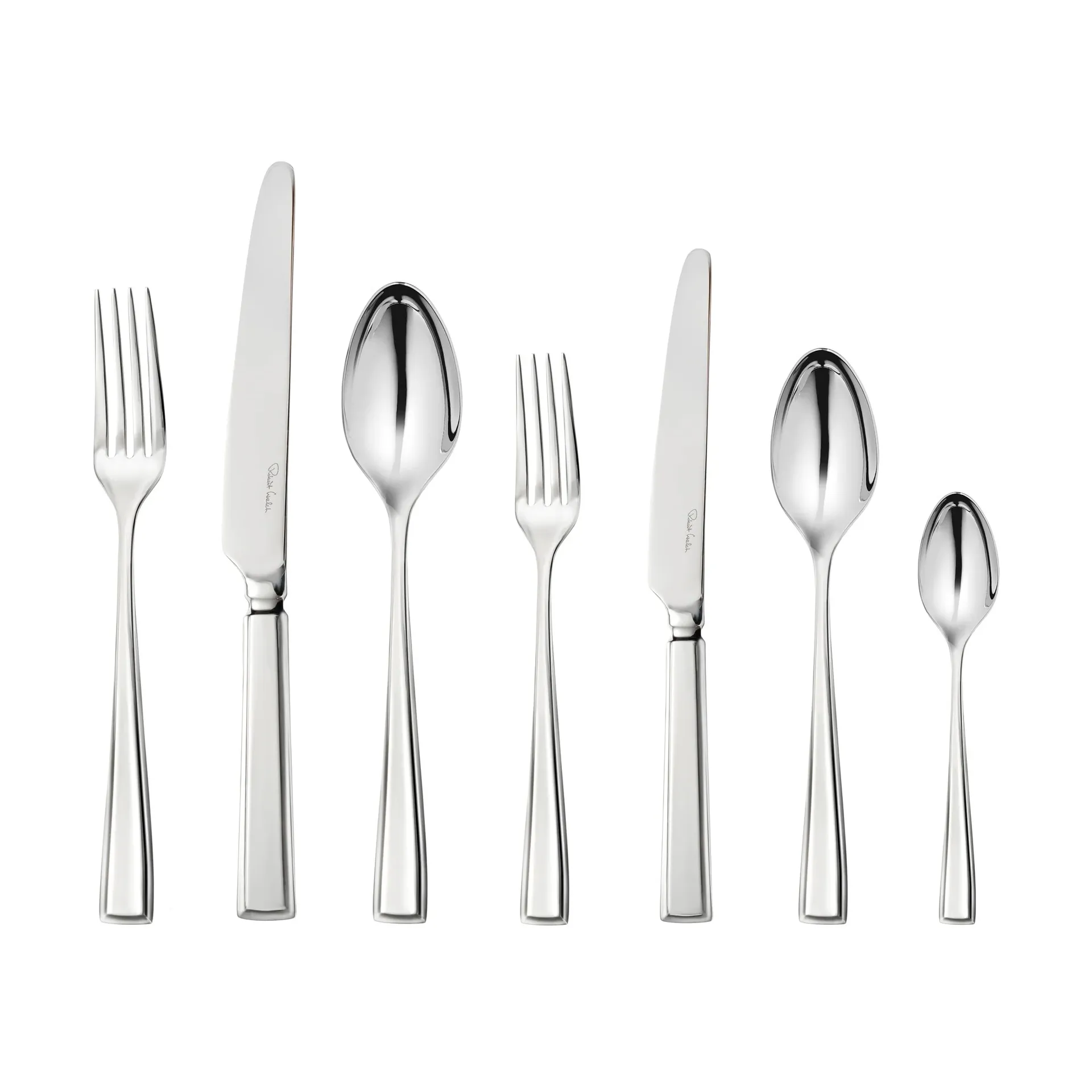 Fairford bright cutlery set, Stainless steel, 7 pieces Robert Welch
