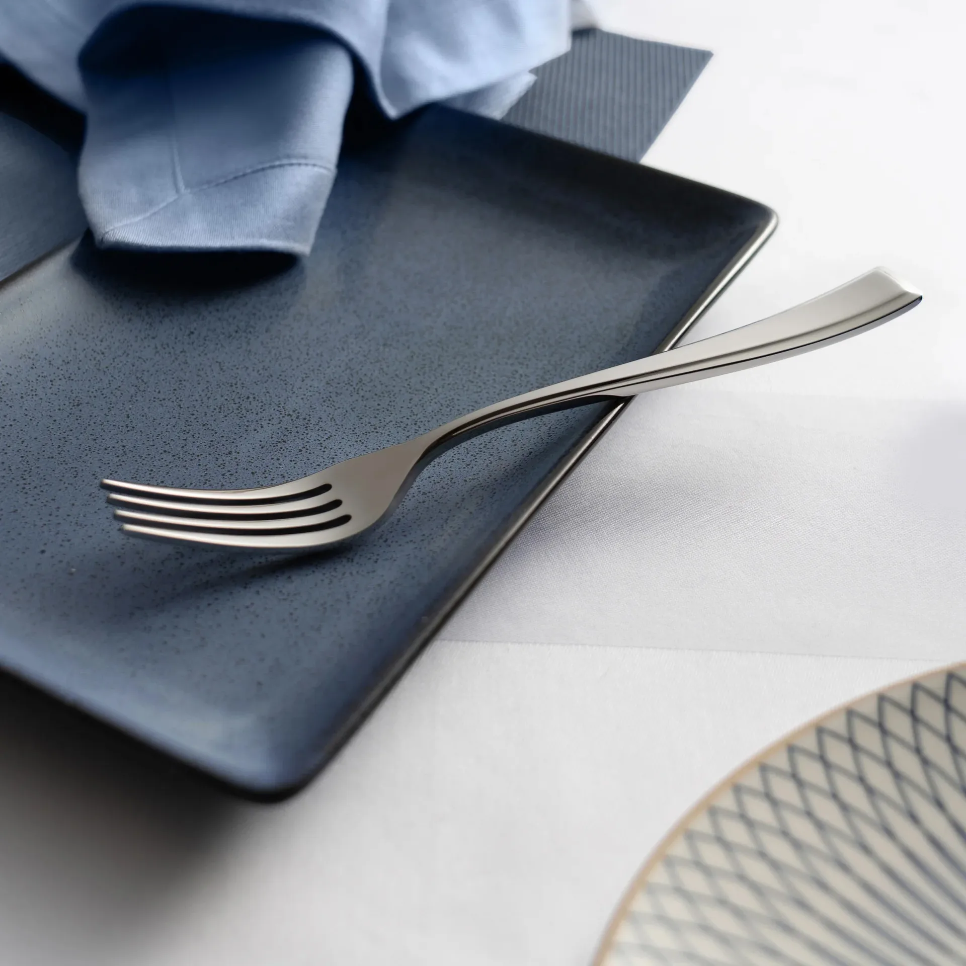 Fairford bright fork, Stainless steel, 20.2 cm Robert Welch