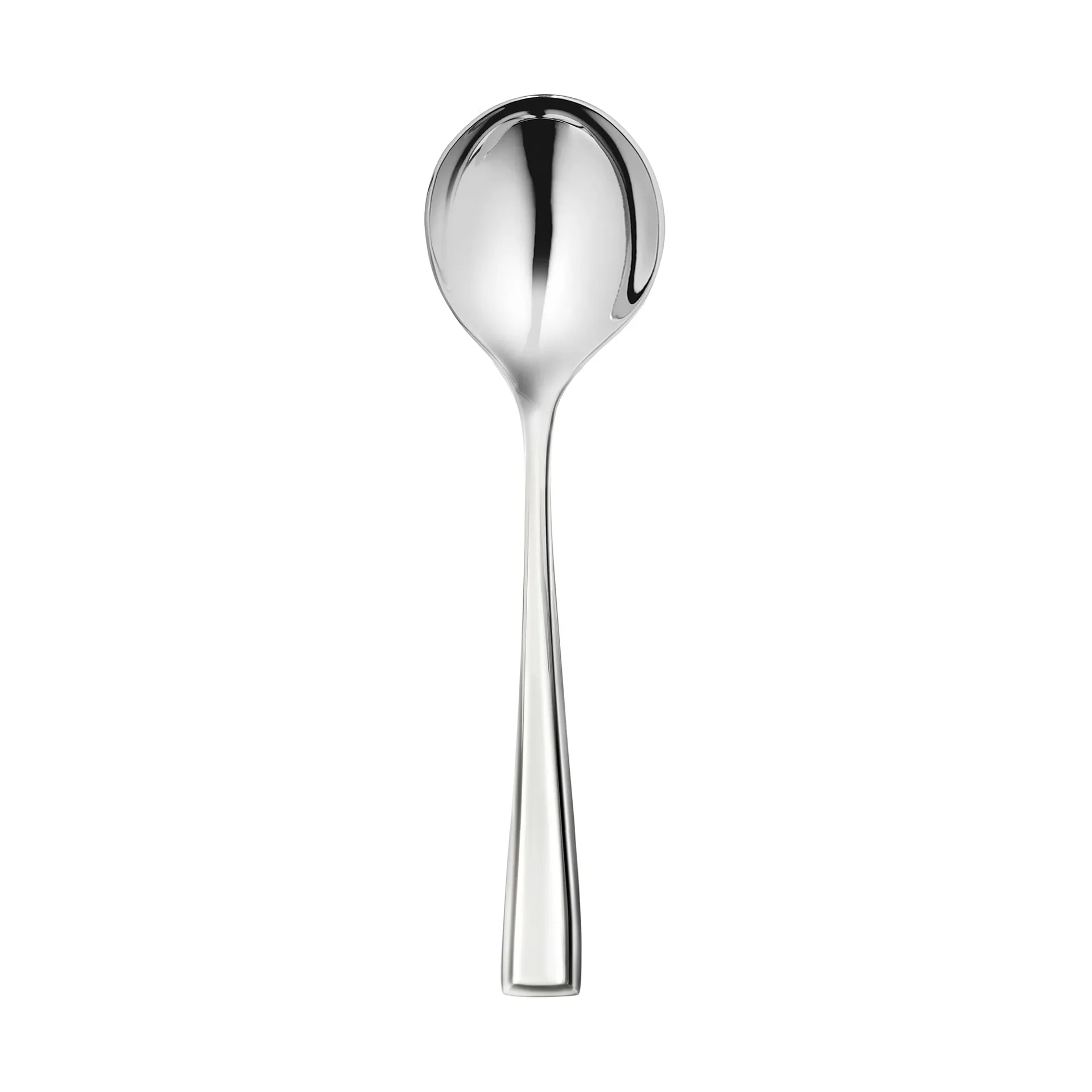 Fairford bright round soup spoon, Stainless steel, 18.1 cm Robert Welch