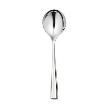 Fairford bright round soup spoon - Stainless steel, 18.1 cm - Robert Welch