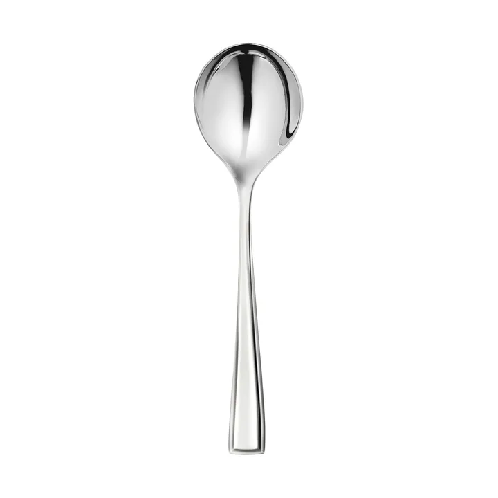 Fairford bright round soup spoon - Stainless steel, 18.1 cm - Robert Welch