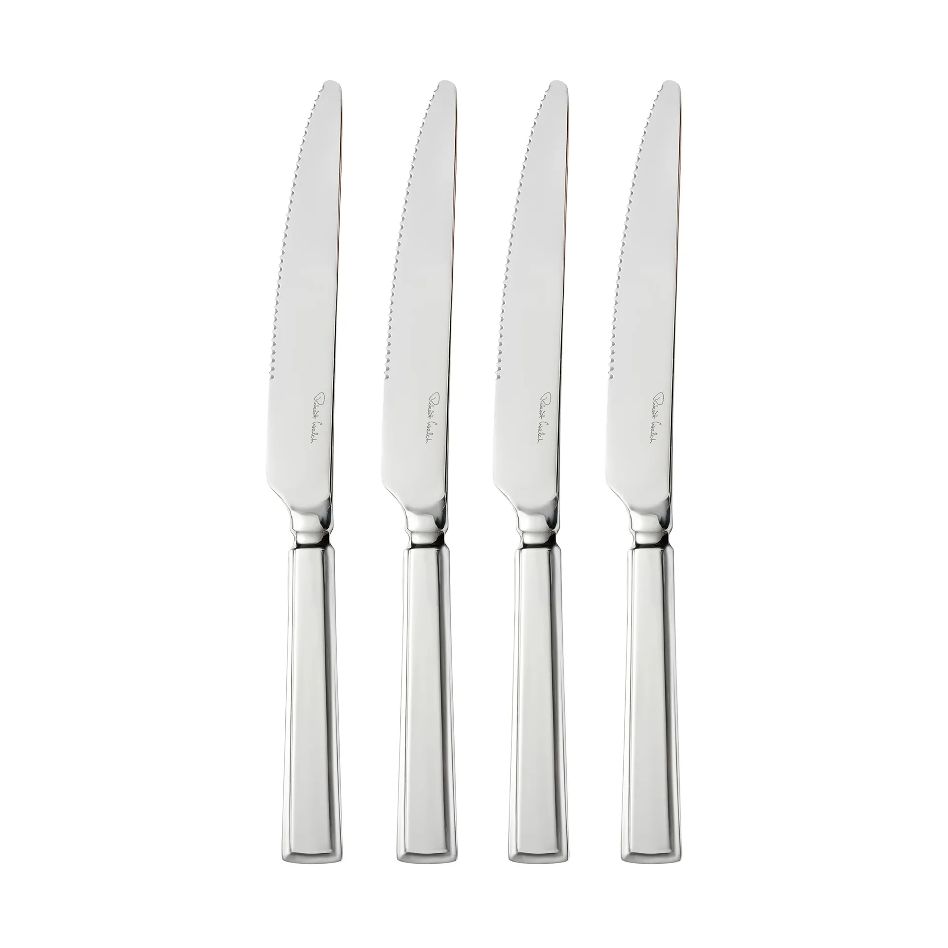 Fairford bright steak knife, Stainless steel, 4-pack Robert Welch