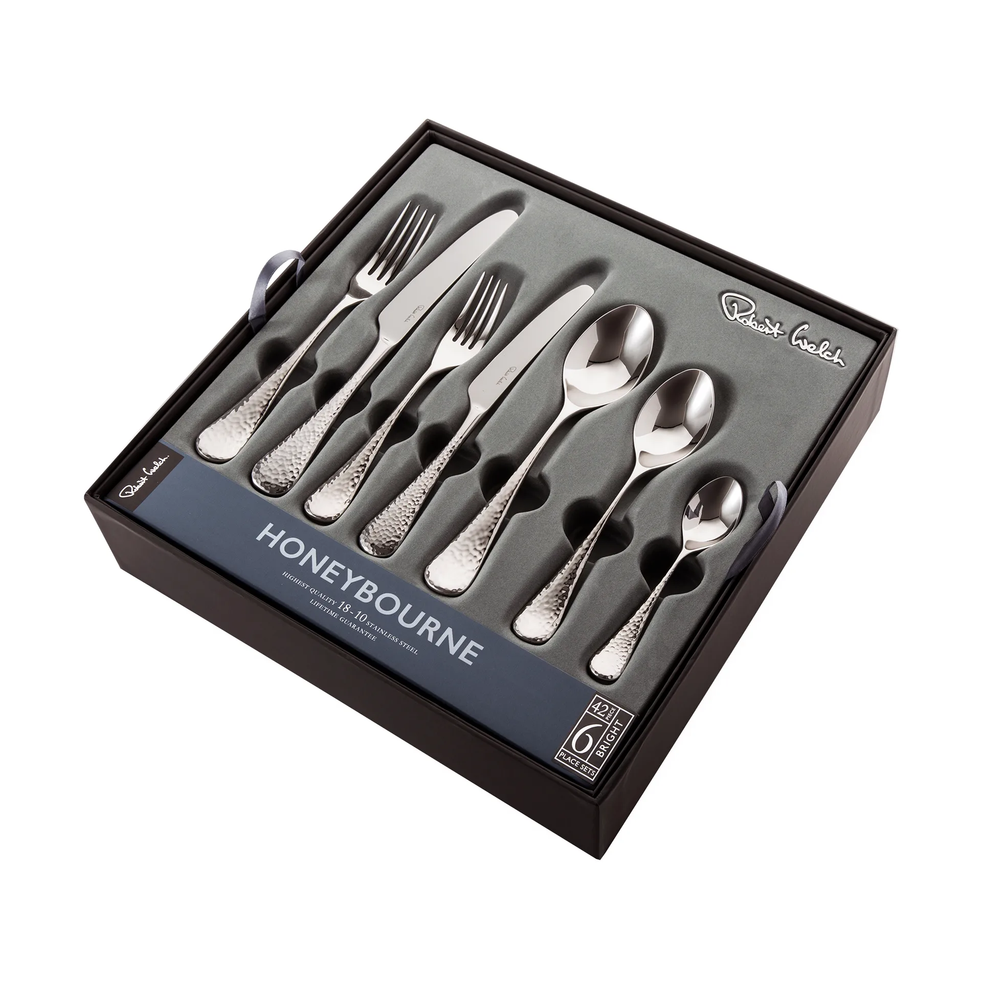 Honeybourne cutlery set 42 pieces, Stainless steel Robert Welch