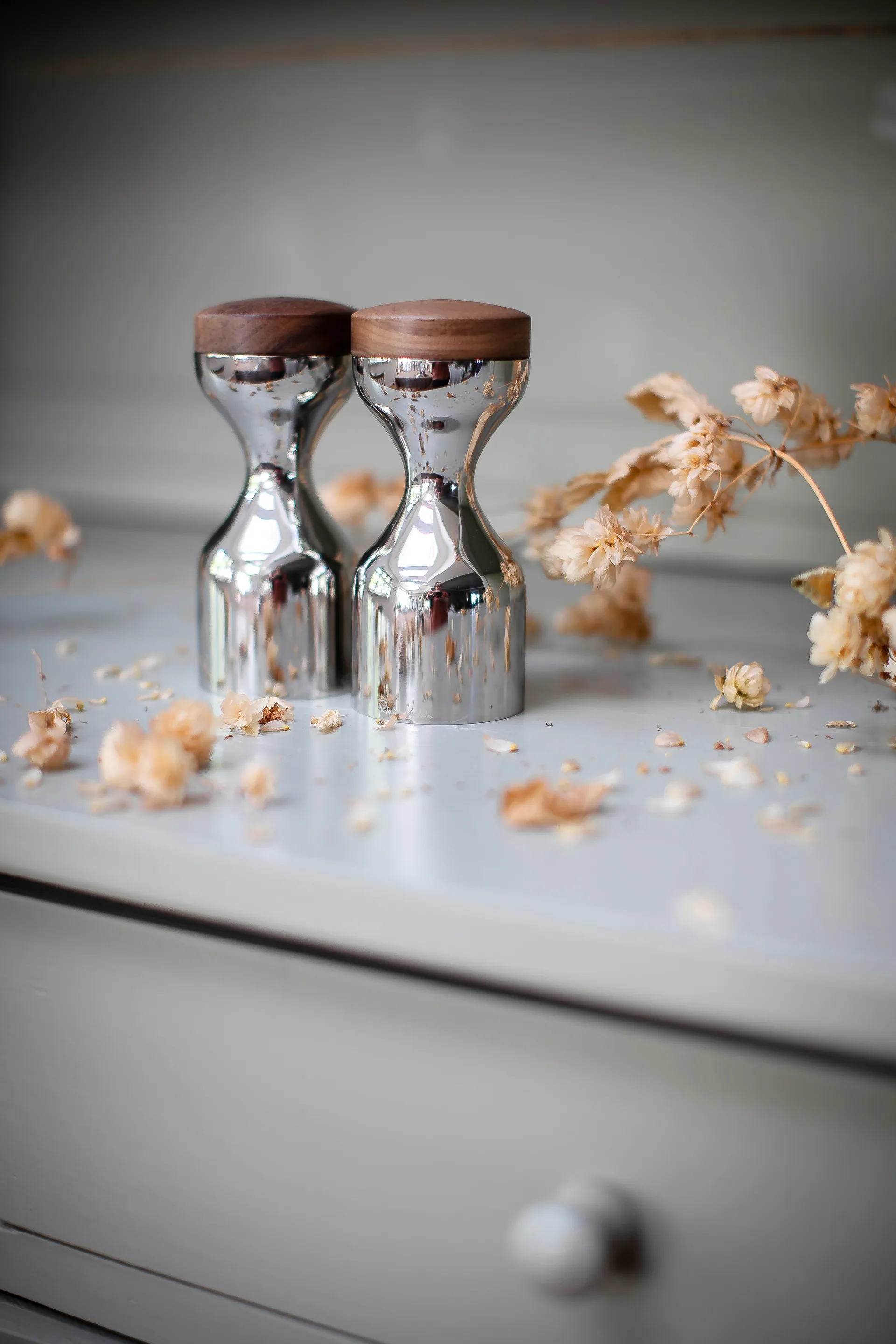 Limbrey pepper mill 14.5 cm, Stainless steel Robert Welch