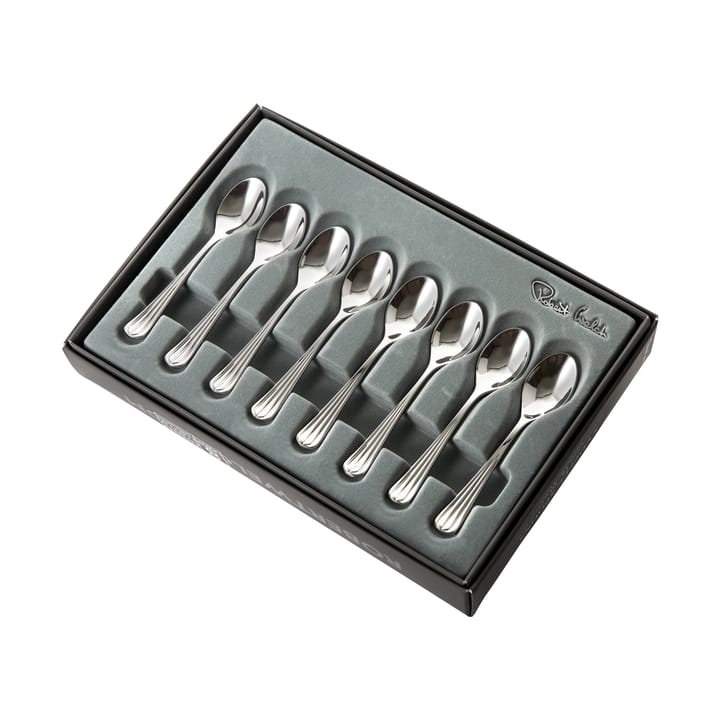 Palm Bright coffee spoon 8-pack, Stainless steel Robert Welch