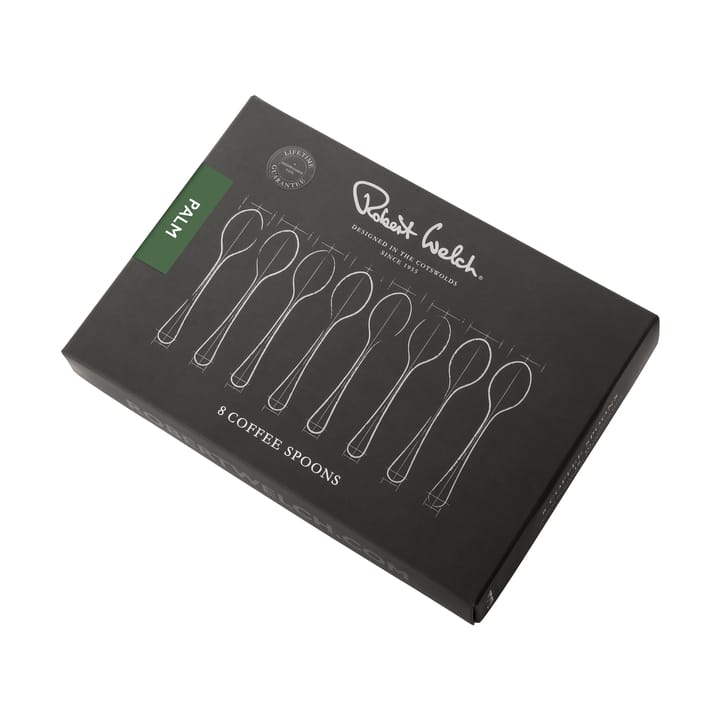 Palm Bright coffee spoon 8-pack, Stainless steel Robert Welch