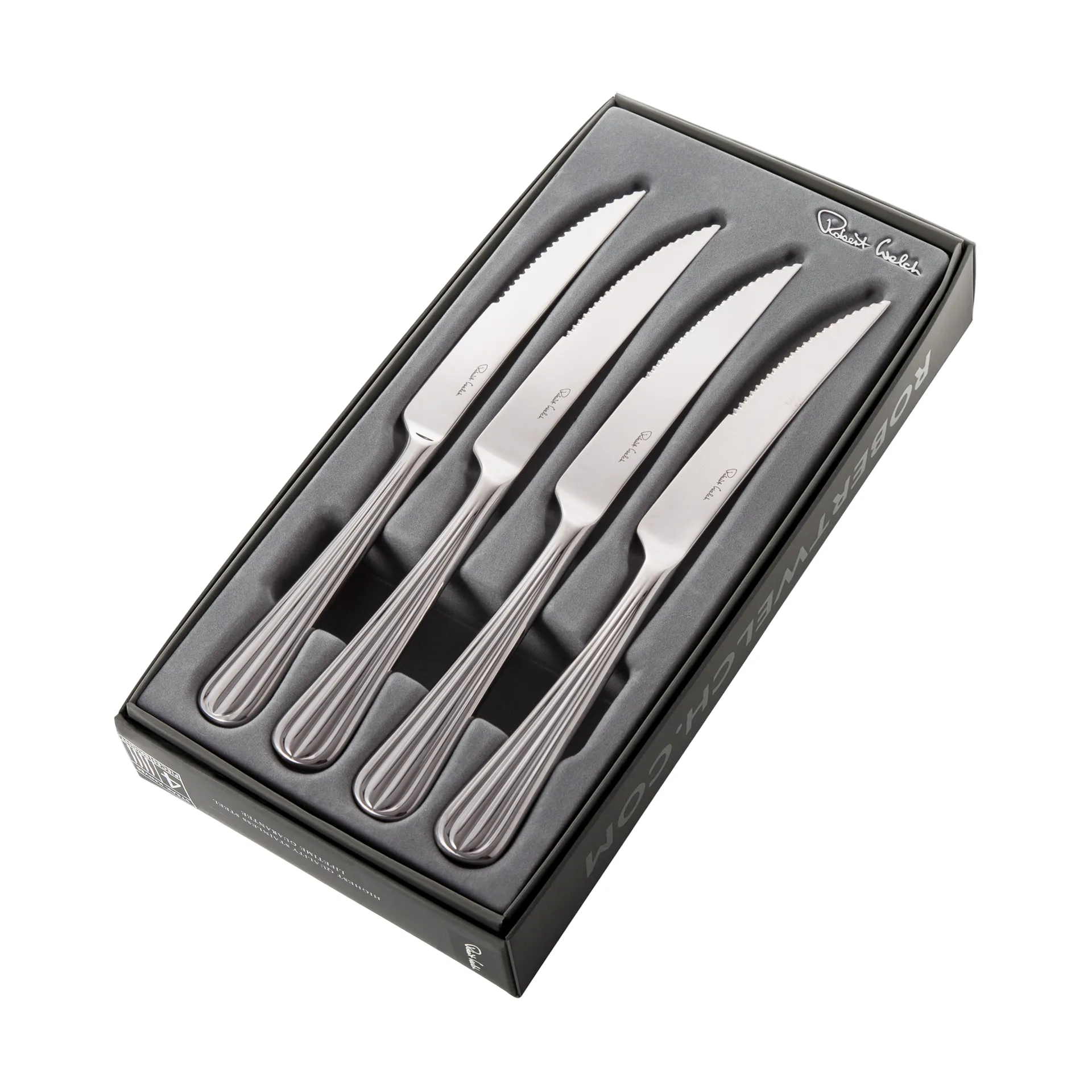 Palm Bright grill knife 4-pack, Stainless steel Robert Welch