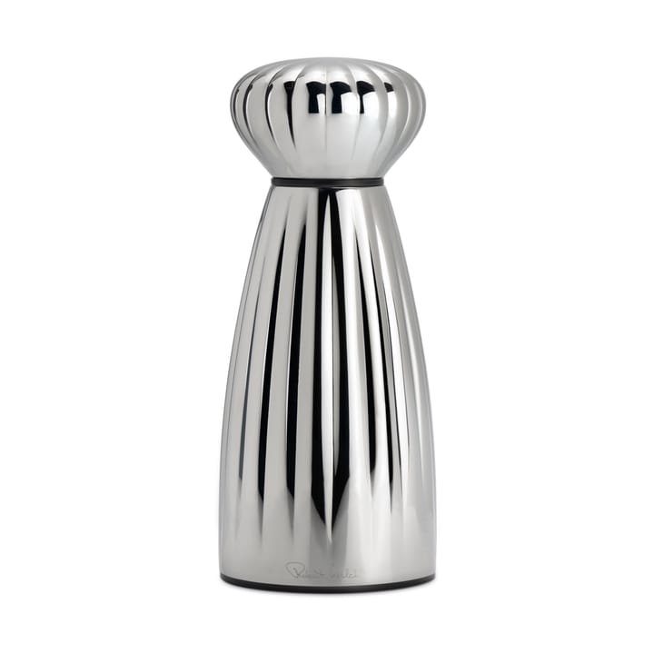 Palm bright pepper mill stainless steel 16.8 cm - Black - Robert Welch