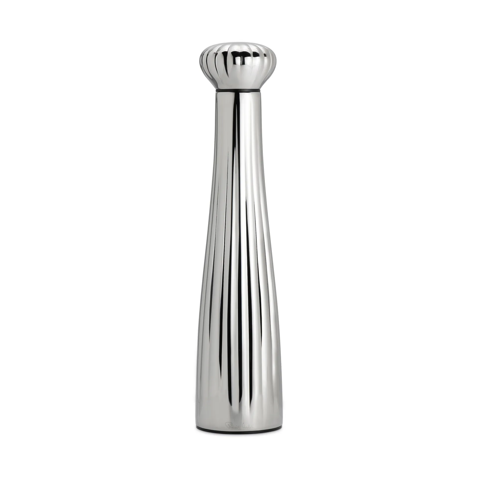 Palm bright pepper mill stainless steel 31.2 cm, Black Robert Welch