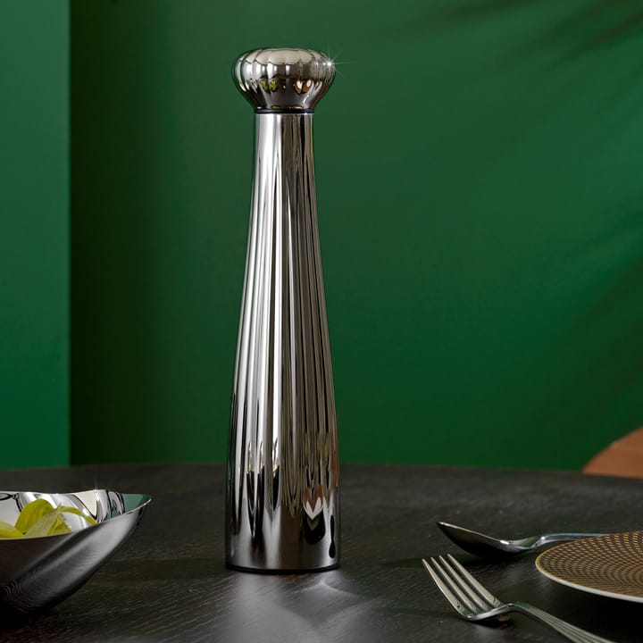 Palm bright pepper mill stainless steel 31.2 cm, Black Robert Welch