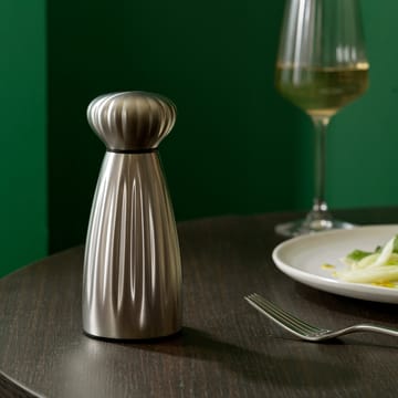 Palm satin pepper grinder stainless steel 16.8 cm - Black - Robert Welch