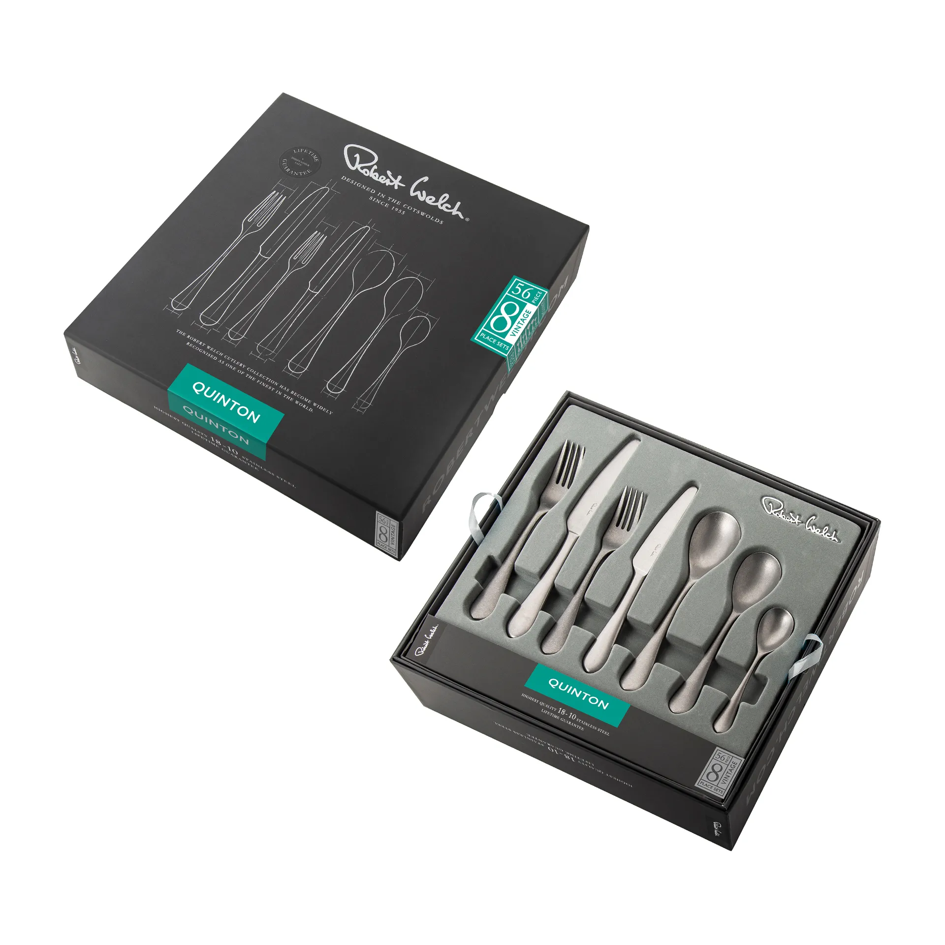 Quinton Vintage cutlery, 56 pieces Robert Welch