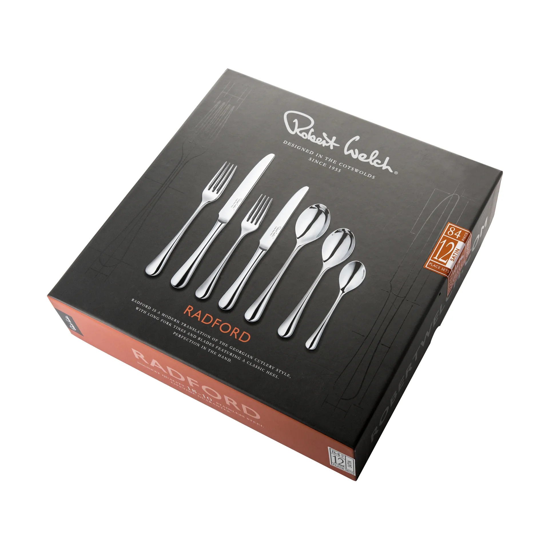 Radford cutlery matte, 84 pieces Robert Welch