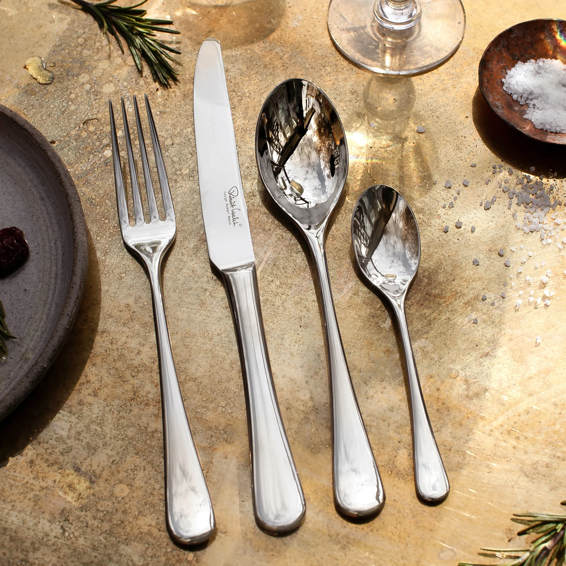 Radford cutlery mirror, 24 pieces Robert Welch