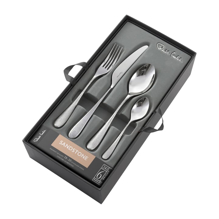 Sandstone cutlery set polished, 24 pieces Robert Welch