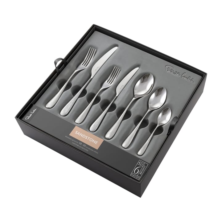 Sandstone cutlery set polished, 42 pieces Robert Welch