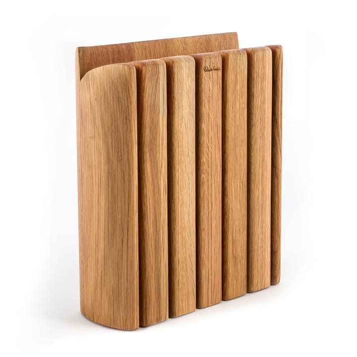 Signature Book Oak knife block set 7 pieces, oak Robert Welch