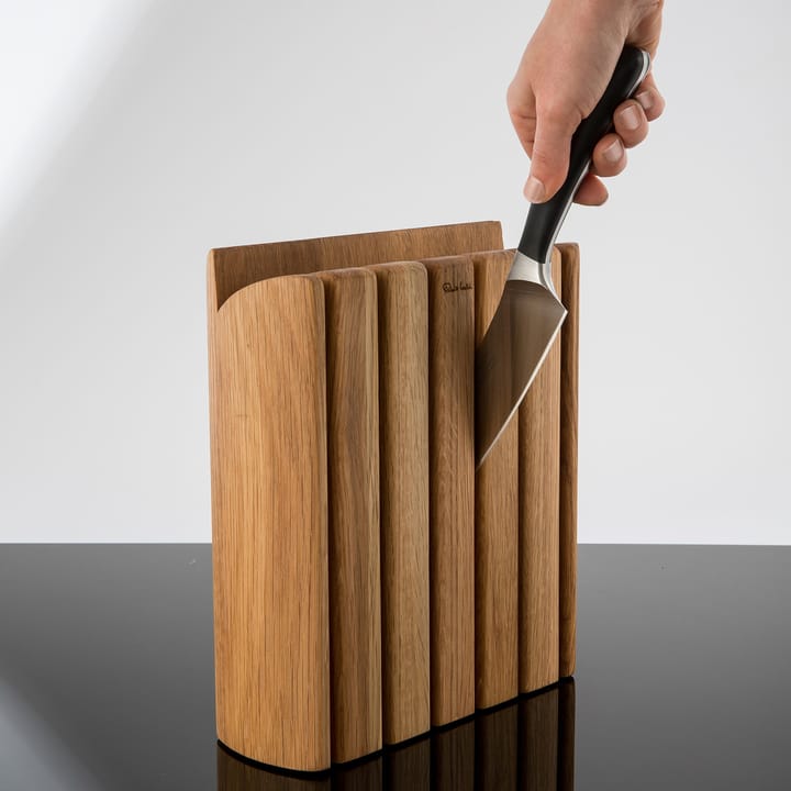 Signature Book Oak knife block set 7 pieces, oak Robert Welch