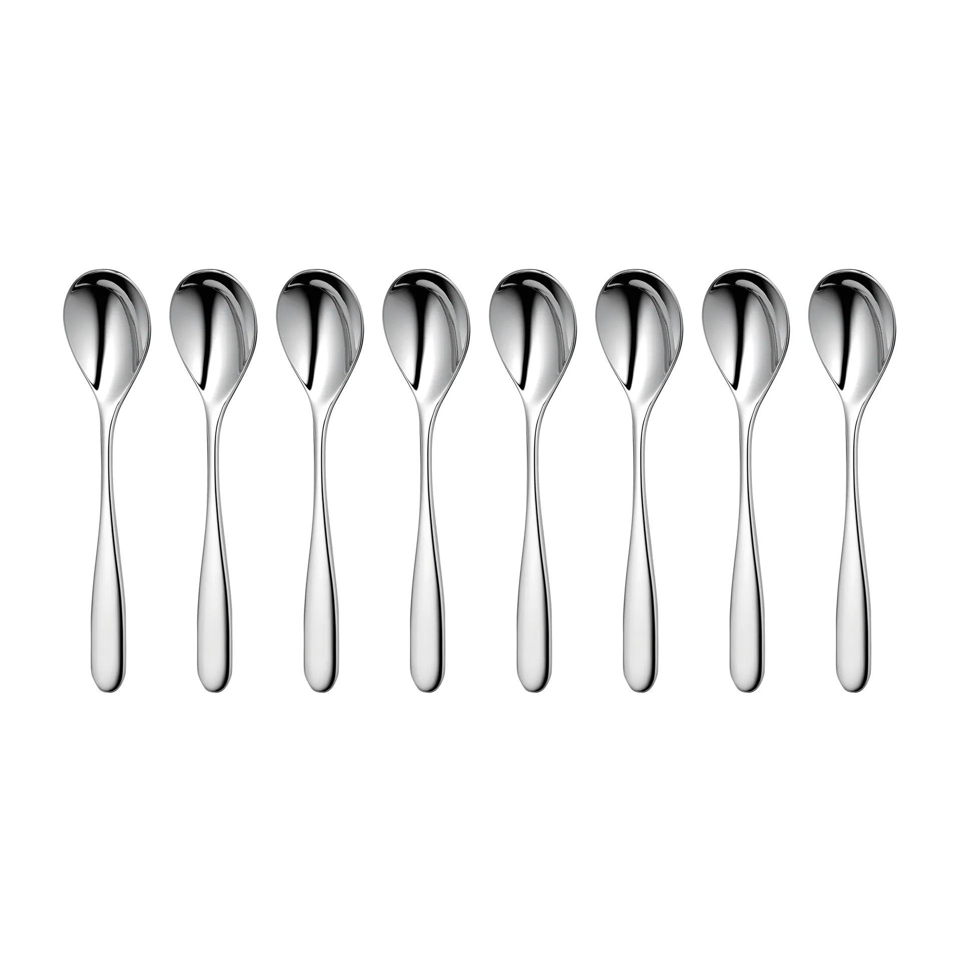 Stanton Bright coffee spoon 8-pack, Stainless steel Robert Welch