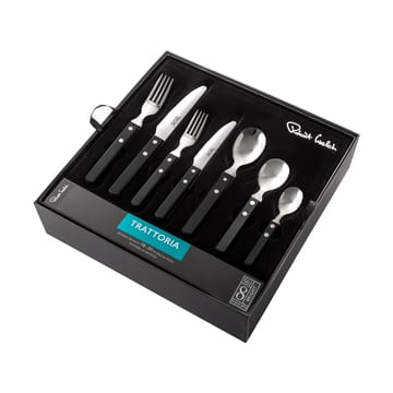 Trattoria cutlery set 56 pieces - Black - Robert Welch