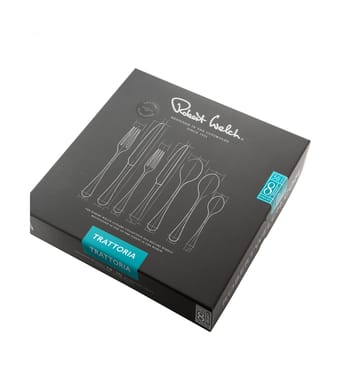 Trattoria cutlery set 56 pieces - Black - Robert Welch