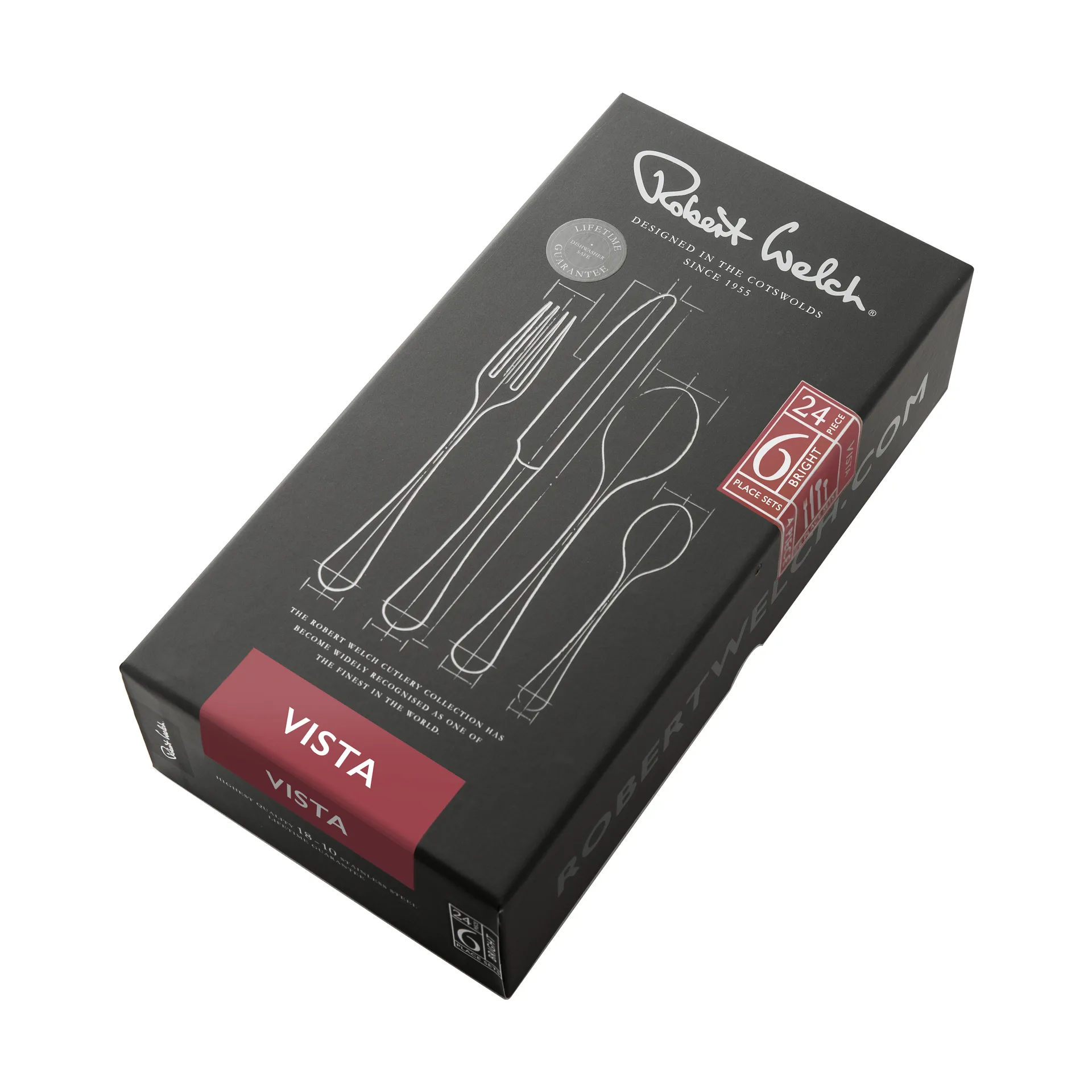 Vista Bright cutlery, 24 pieces Robert Welch