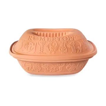 Classic terracotta clay pot - 4 seater - Römertopf