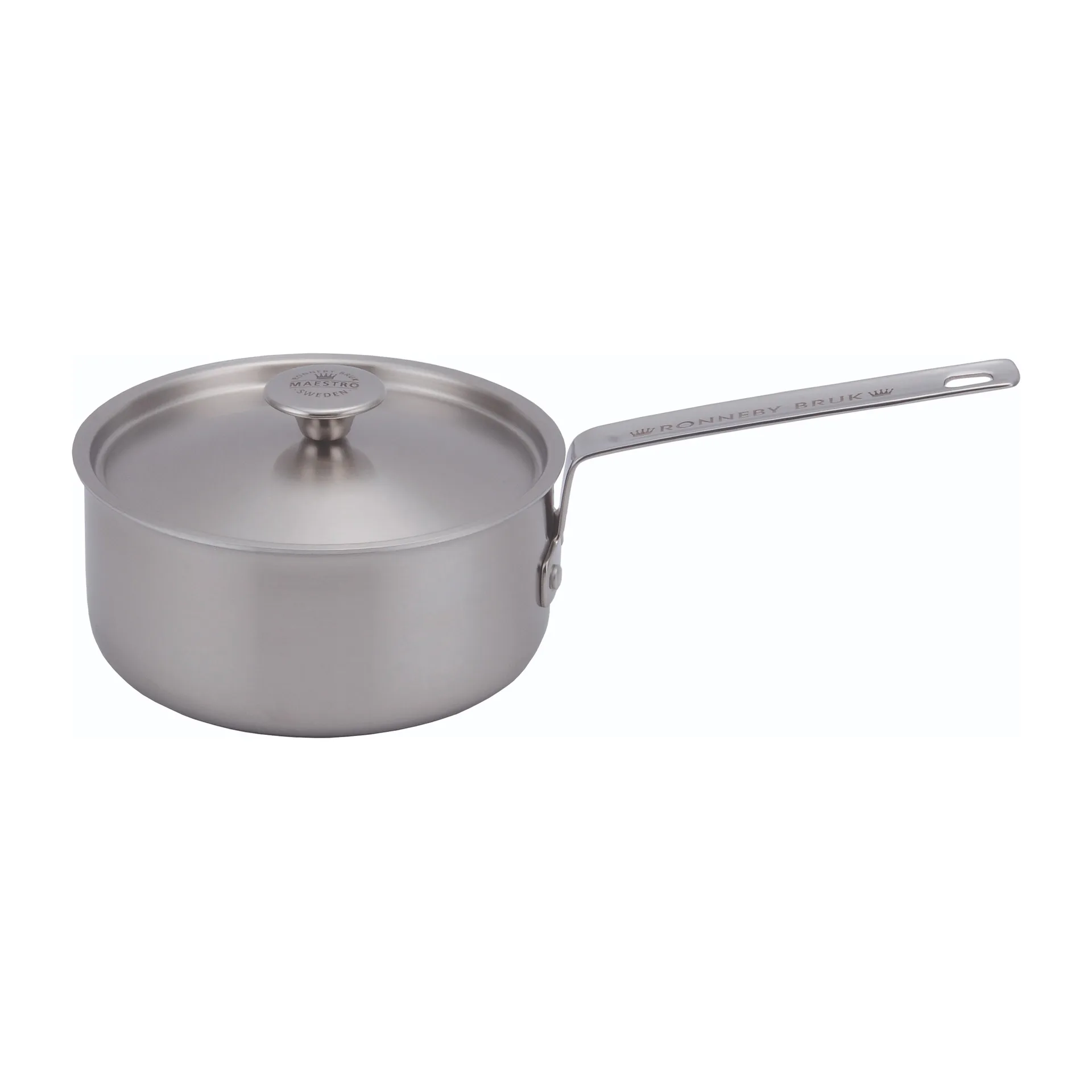 Inox stainless steel sauce pan lid, 2.4 l Ronneby Bruk