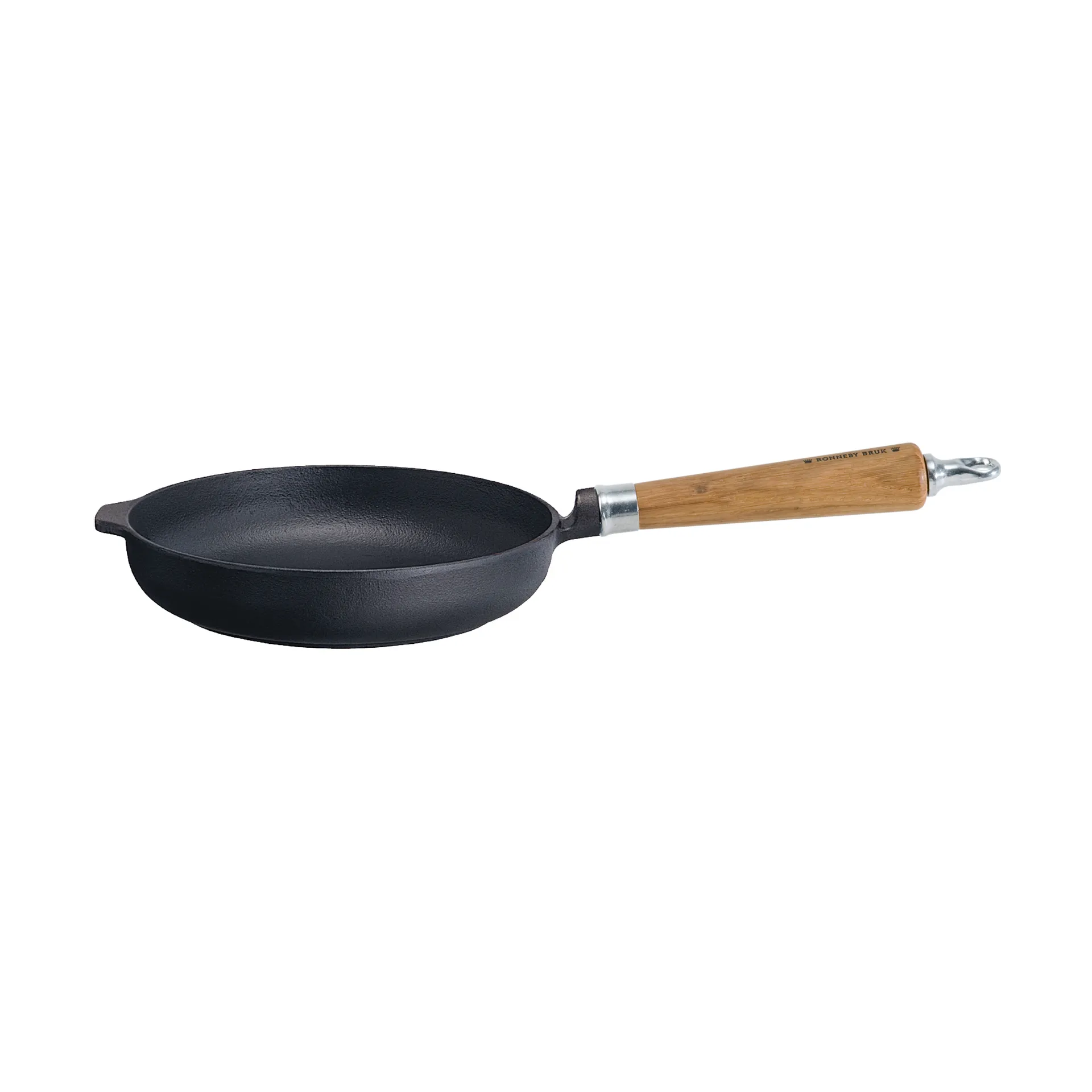 Maestro frying pan, Ø25 cm with oak handle Ronneby Bruk