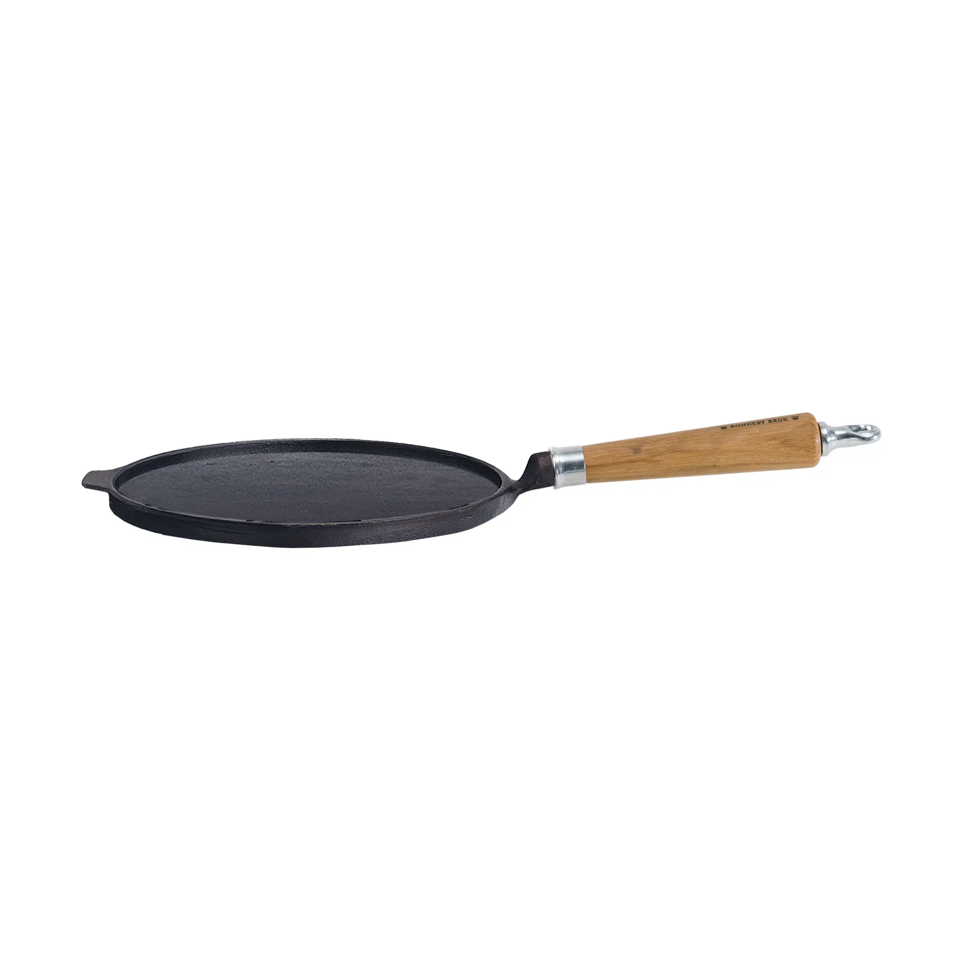 Maestro pancake pan, Ø25 cm with oak handle Ronneby Bruk