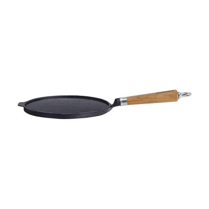 Maestro pancake pan - Ø25 cm with oak handle - Ronneby Bruk