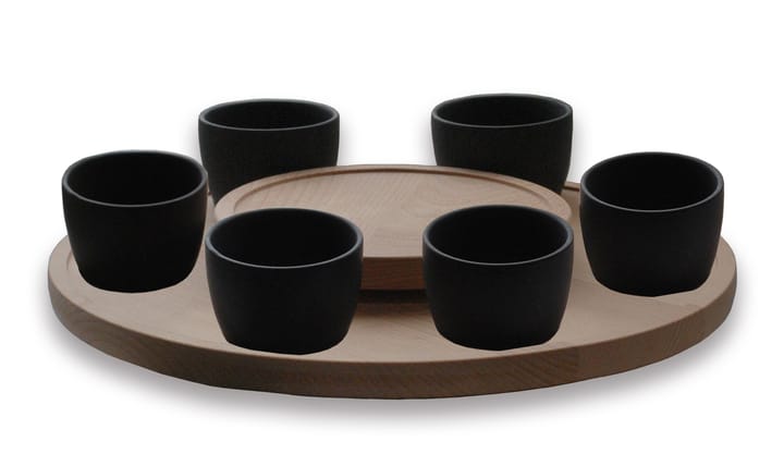 Ronneby Bruk fondue carousel 6-pack - Black - Ronneby Bruk