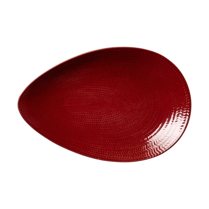 Blå eld serveringsfat - Red, 24x35 cm - Rörstrand