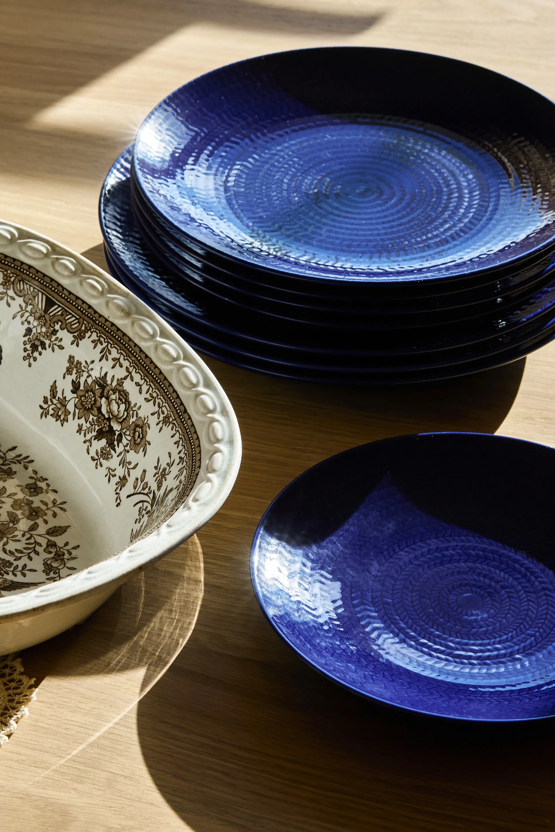 Blue Fire plate, Blue, 26 cm Rörstrand