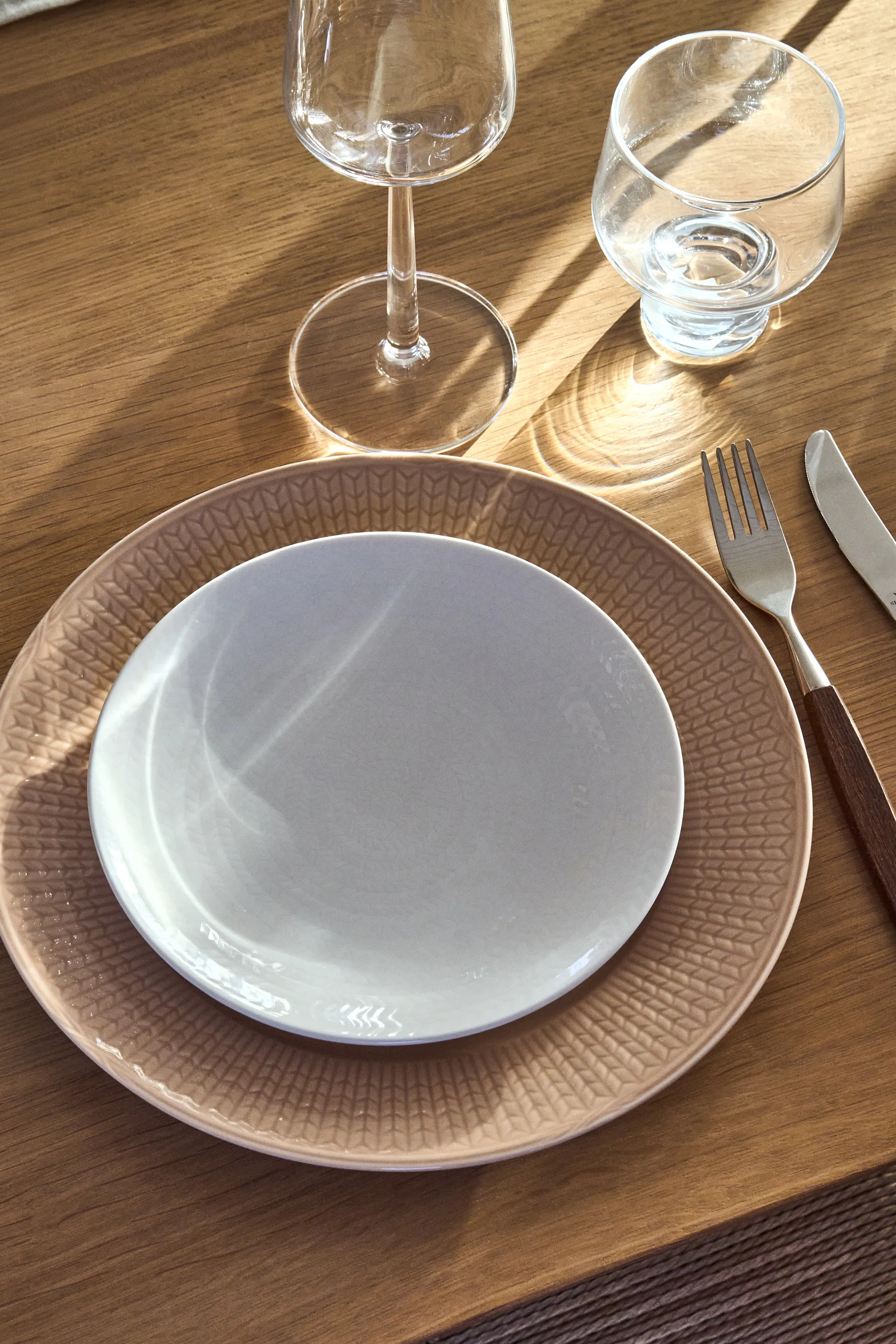 Blue Fire plate, White, 23 cm Rörstrand