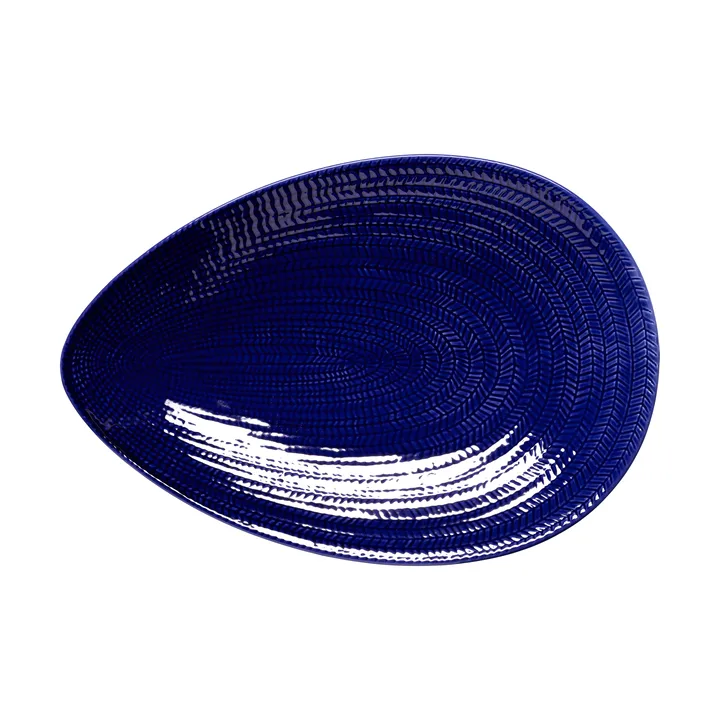 Blue Fire serving platter - Blue, 20x29 cm - Rörstrand